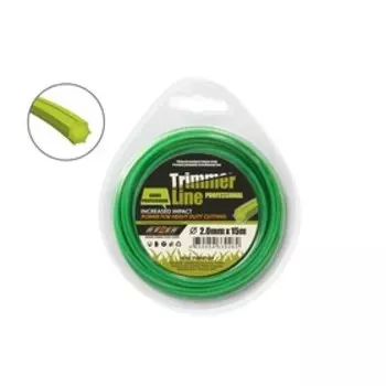 Леска для триммера Rezer 03.007.00073, d=2 мм, 15 м, сечение семиугольник