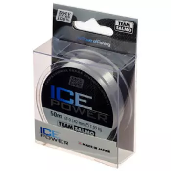 Леска монофильная Team Salmo ICE POWER, 50 м, 0,14 мм