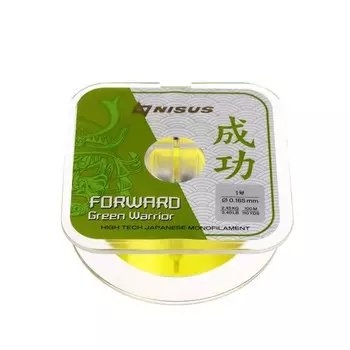Леска NISUS FORWARD Warrior, диаметр 0.165 мм, тест 2.45 кг, 100 м, зелёная