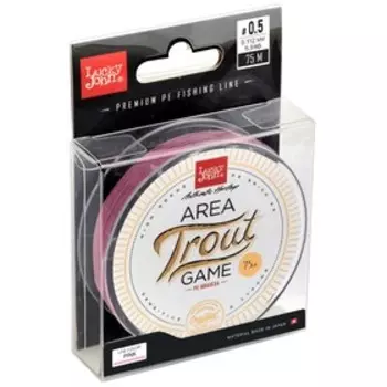 Леска плетёная LJ Area Trout Game BRAID Pink 075/011