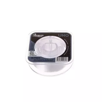 Леска Preмier Fishing UNO, диаметр 0.4 мм, тест 13.1 кг, 100 м, прозрачная