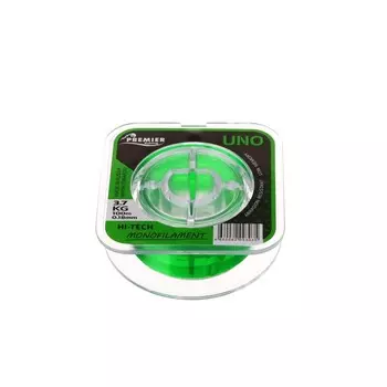 Леска Preмier Fishing UNO, диаметр 0.18 мм, тест 3.7 кг, 100 м, зелёная