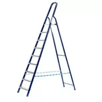 Стремянка "СИБИН" 38803-10, стальная, 208 см, 10 ступеней