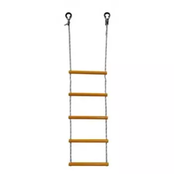 Лестница веревочная 5 перекладин d=30, цвет желтый