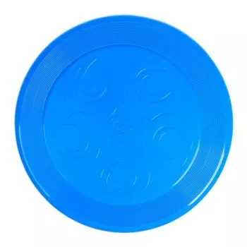 Летающая тарелка, 23 23 2,7 см, цвет голубой + мел в подарок