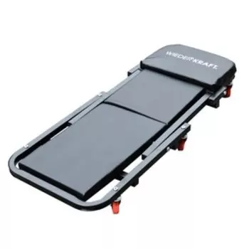 Лежак ремонтный WIEDERKRAFT WDK-86044, подкатной, на шести колесах, складной