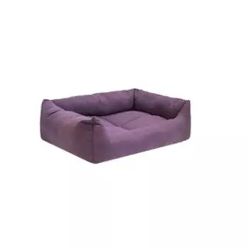 Лежанка "Бархатный манеж" прямоугольная, 80 х 57 х 20 см, фиолетовая