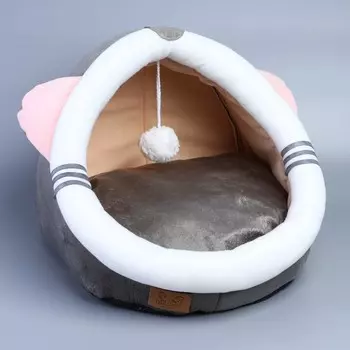 Лежанка для животных «Котик», 35 х 35 см