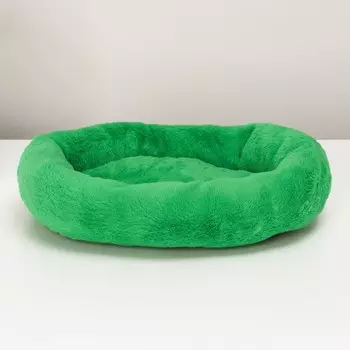 Лежанка мягкая, 50 х 40 х 11см, зелёная