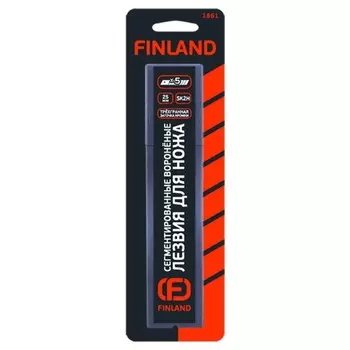 Лезвия для ножа FINLAND 1861, воронёные, толщина 0.5 мм, SK2H, 25 мм, 5 шт.