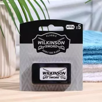Лезвия Wilkinson Sword Schick Classic Premium, классические для Т-образного станка, 5 шт.