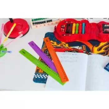 Линейка 30 см Стамм "INTENSIVE", микс