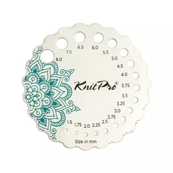 Линейка для определения размера спиц Mindful, серебристая, 36631