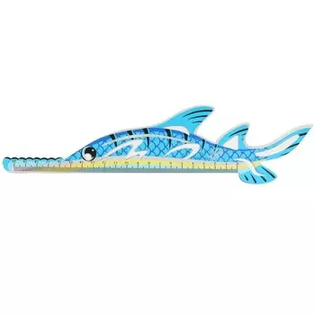 Линейка фигурная 20 см "Рыба"