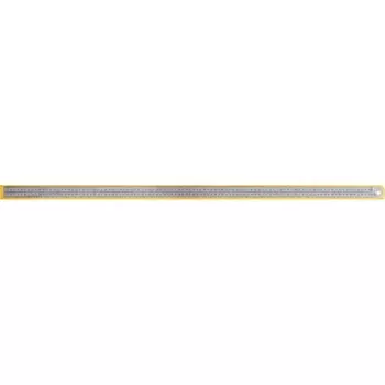 Линейка измерительная ЭНКОР 10853, металлическая, полированная, 1000 мм