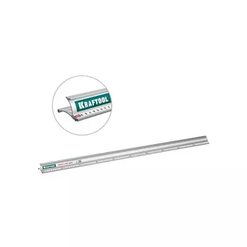 Линейка измерительная KRAFTOOL KRAFT-LINE 34275-100, усиленная, алюминиевая, 1000 мм