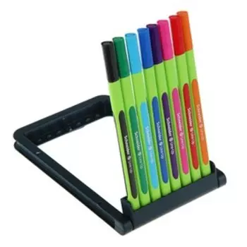 Линер Schneider Line-Up, узел 0.4 мм, 8 цветов в футляре