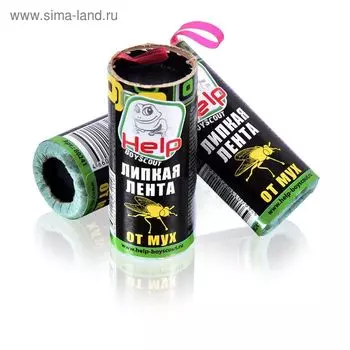 Липкая лента от МУХ, 4 шт. в упаковке