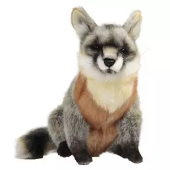Лисица серая, 30 см