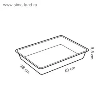 Противень Tescoma Delicia, 28х40 см