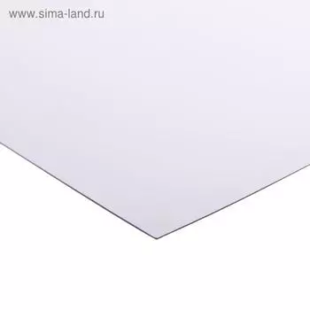 Лист ПЭТ-А, толщина 0.5 мм, 2,05 1,25 м, без УФ, прозрачный