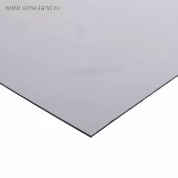 Лист ПЭТ-А, толщина 1 мм, 2,05 1,25 м, без УФ, прозрачный