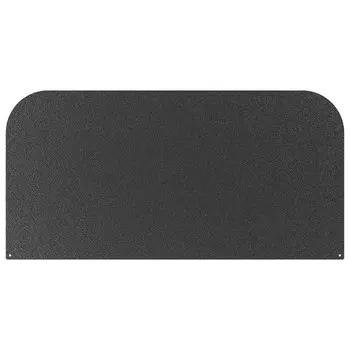 Лист притопочный, чёрный, сталь 0,8 мм, 40 х 80 см