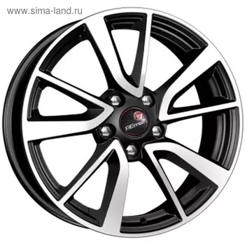 Литой диск Remain R162 7.0x17 5x112 ET46 d66.6 алмаз чёрный