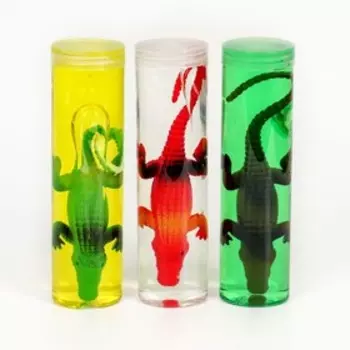 Лизун «Баночка» с игрушкой, цвета МИКС