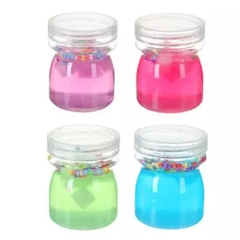 Лизун «Баночка», твёрдый, цвета МИКС