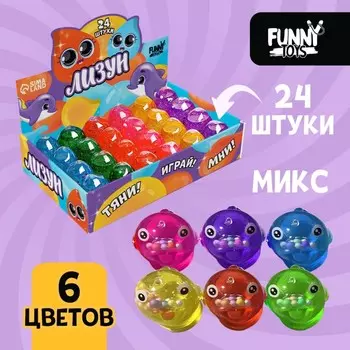 Лизун "Дельфин", цвета МИКС