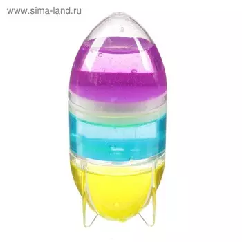 Лизун «Ракета», твёрдый, цвета МИКС