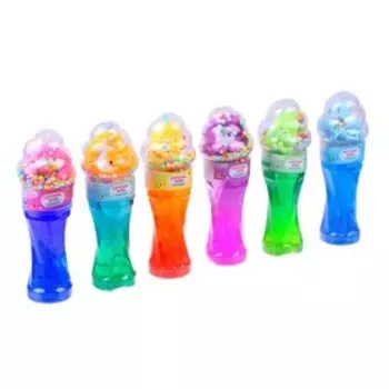 Лизун с игрушкой, цвета МИКС