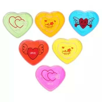 Лизун «Сердечко», цвета МИКС