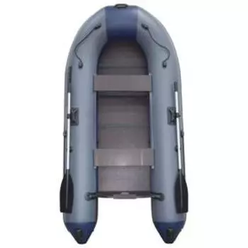 Лодка "Муссон" 2900 СК Light слань+киль, цвет серо-синий