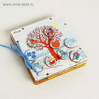 Игра на липучках «Времена года», шнуровка