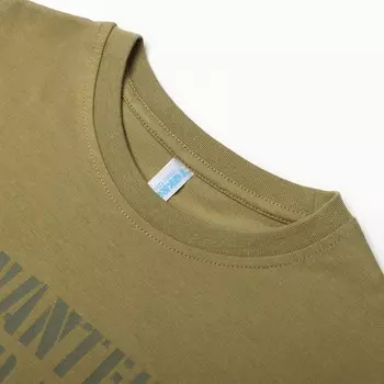 Лонгслив детский, цвет оливковый, рост 122 см