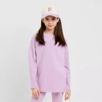 Лонгслив детский MINAKU, лавандовый, рост 146 см