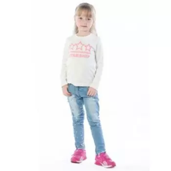 Лонгслив детский, рост 122 см, цвет молочный