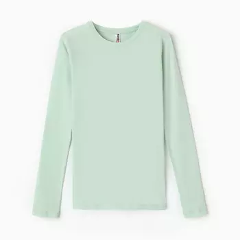 Лонгслив для девочки, цвет мята, рост 158 см