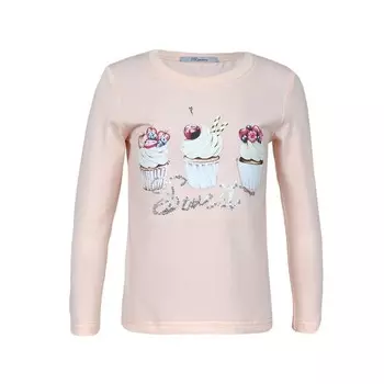 Лонгслив для девочки, цвет персиковый, рост 134 см