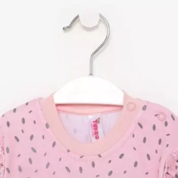 Лонгслив для девочки, цвет розовый, рост 74-80 см