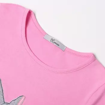 Лонгслив для девочки, цвет розовый, рост 98 см