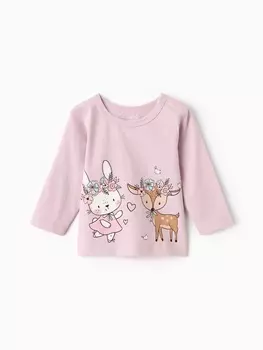 Лонгслив для девочки, цвет сиреневый, рост 92 см