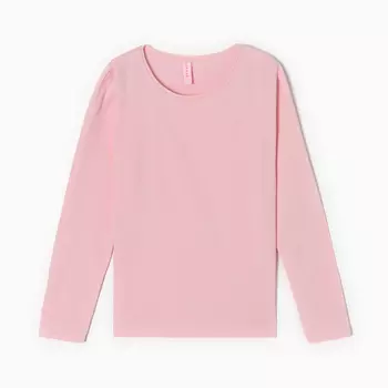 Лонгслив для девочки, цвет светло-розовый, рост 152 см