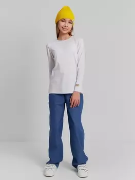 Лонгслив для девочки MINAKU, белый, рост 128 см