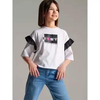 Лонгслив для девочки PlayToday, рост 170 см