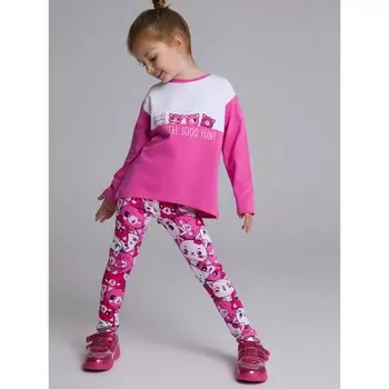 Лонгслив для девочки PlayToday, рост 98 см