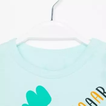 Лонгслив для мальчика, цвет голубой, рост 98 см