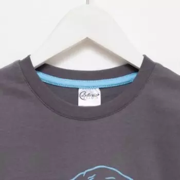 Лонгслив для мальчика, цвет темно-серый, рост 128